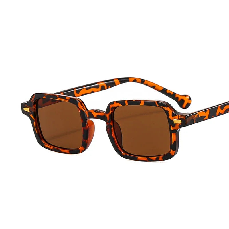 Rectangle Sunglasses Luxurious Designer — Vintage Brand Anti-Glare Women Men Square Shades — view 3 of sunglasses