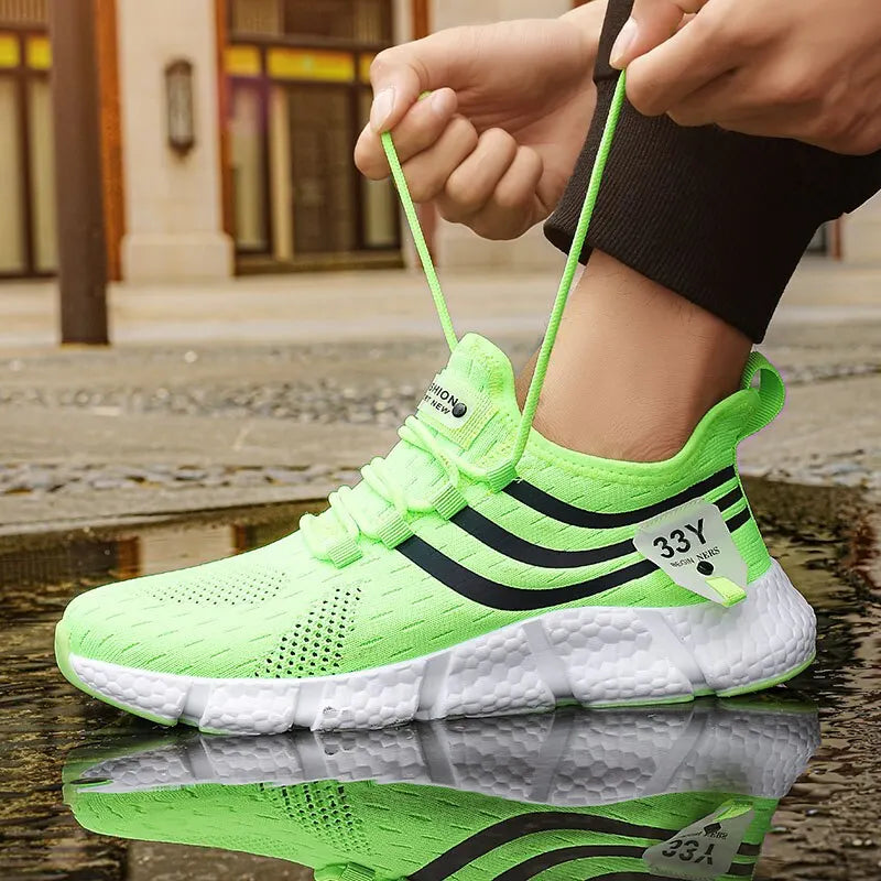 Men's Mesh Sport Sneakers — Breathable Lightweight Outdoor Running Trainers — view 11 of sneakers