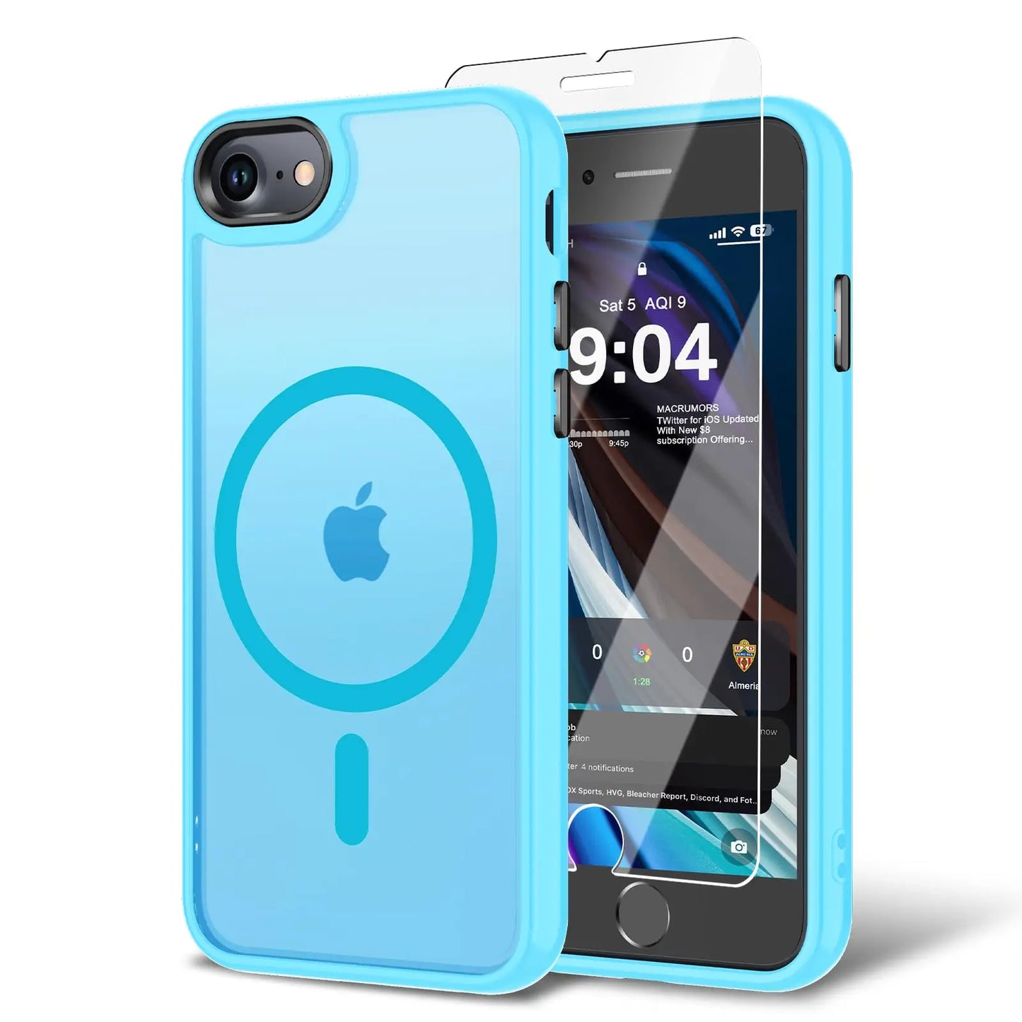 for iPhone 16e / 17e Ultra-Slim MagSafe Clear Case + Screen Protector