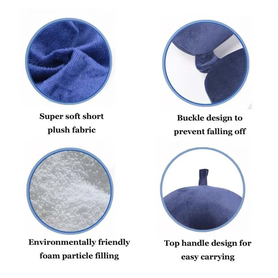 Travel Neck Pillow — Memory-Support Airplane & Car Travel Pillow — view 6 of travel