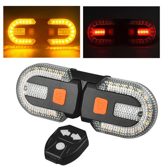 Bicycle Turn Signal Tail Light with Wireless Remote — Brake & Indicator Set — view 1 of outdoor sports