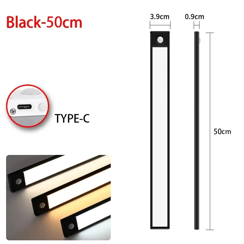 LED Motion Sensor Night Light &mdash; Wireless USB Under-Cabinet Light for Kitchen, Bedroom &amp; Wardrobe — view 8 of led &amp; smart lighting