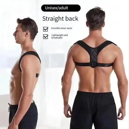 Clavicle Brace Posture Corrector — Lightweight Figure-8 Shoulder Pull-Back
