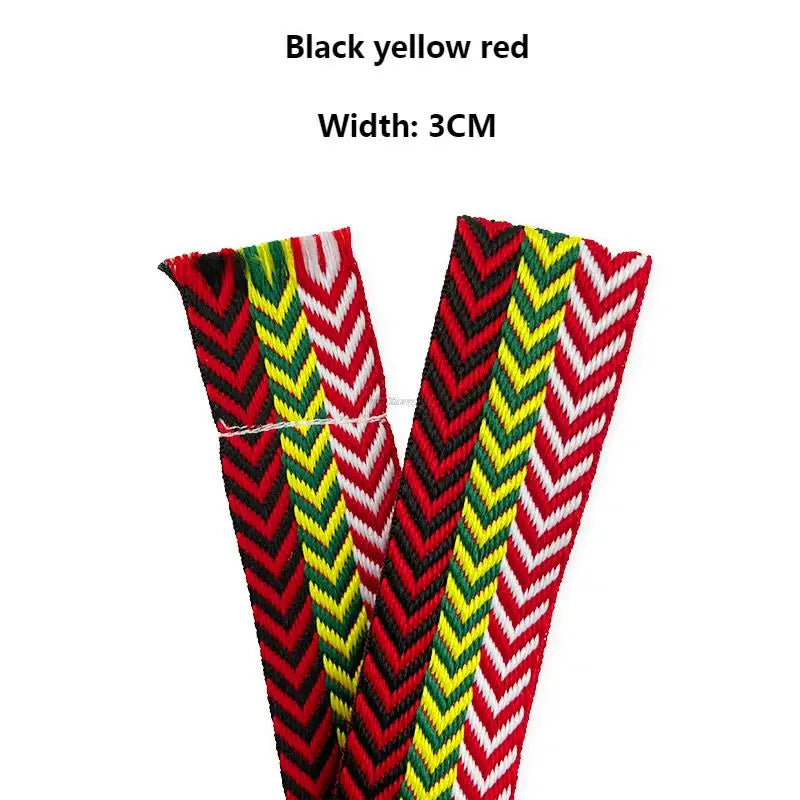 Designer-Look Flat Shoelaces — Chevron Pattern Sneaker Laces — view 3 of shoe accessories