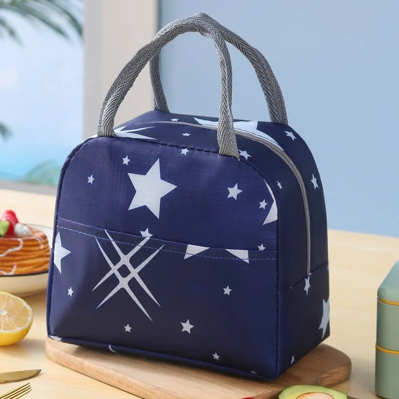 Cartoon Animal Print Kids Lunch Bag - Insulated Bento Tote with Fun Design — view 12 of lunch bags