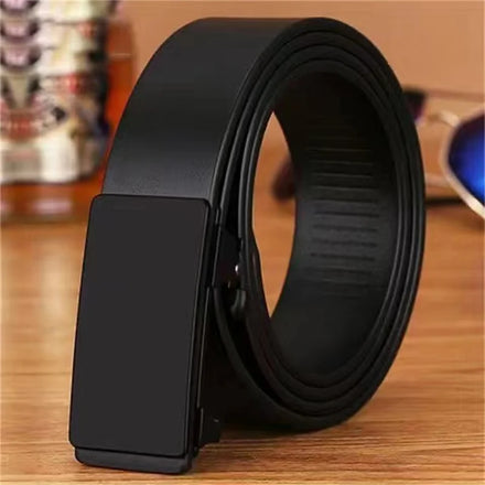 Belts Luxury-inspired Men's Genuine Leather Belt — Automatic Buckle Luxury — view 1 of belts