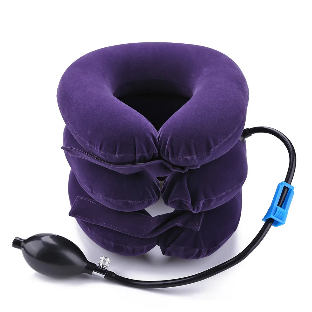 Inflatable Cervical Neck Traction Device — Spinal Decompression Brace — view 7 of braces & support