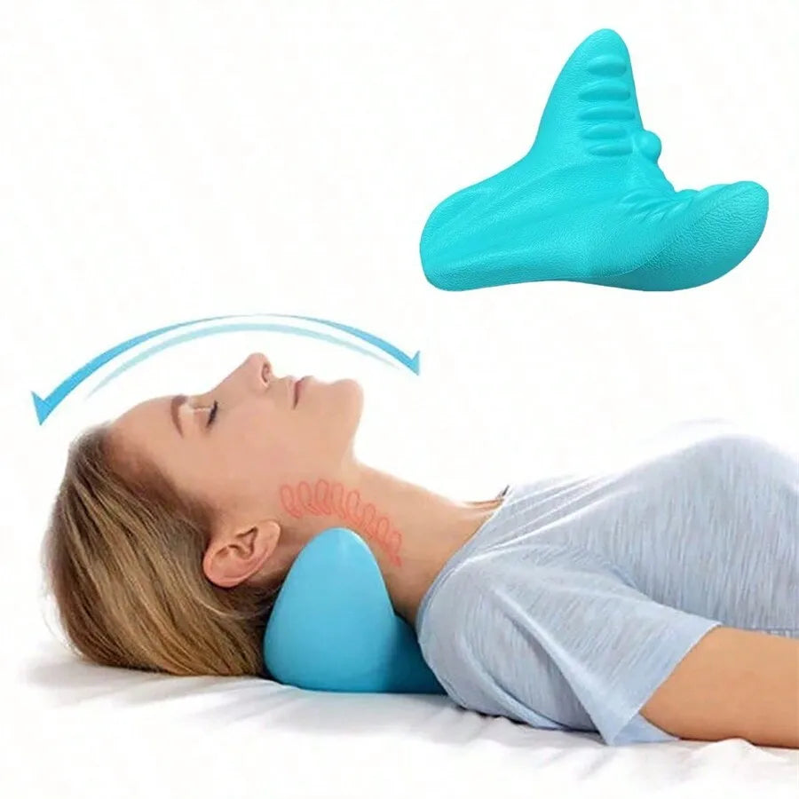 Cervical Neck Stretcher & Kneading Massager — Portable Deep-Relaxation — view 2 of recovery & massage