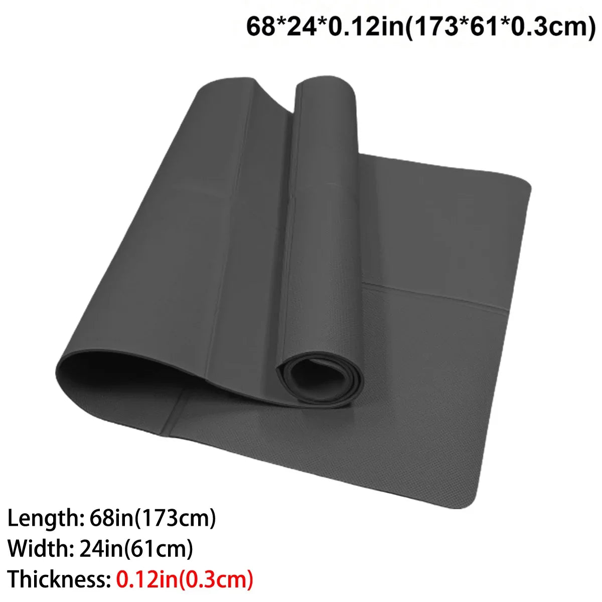 Foldable Yoga Mat Eco Friendly EVA Folding Travel Fitness Exercise Mat 3mm/4mm/6mm Thicknesses for Yoga Pilates & Floor Workouts — view 17 of product