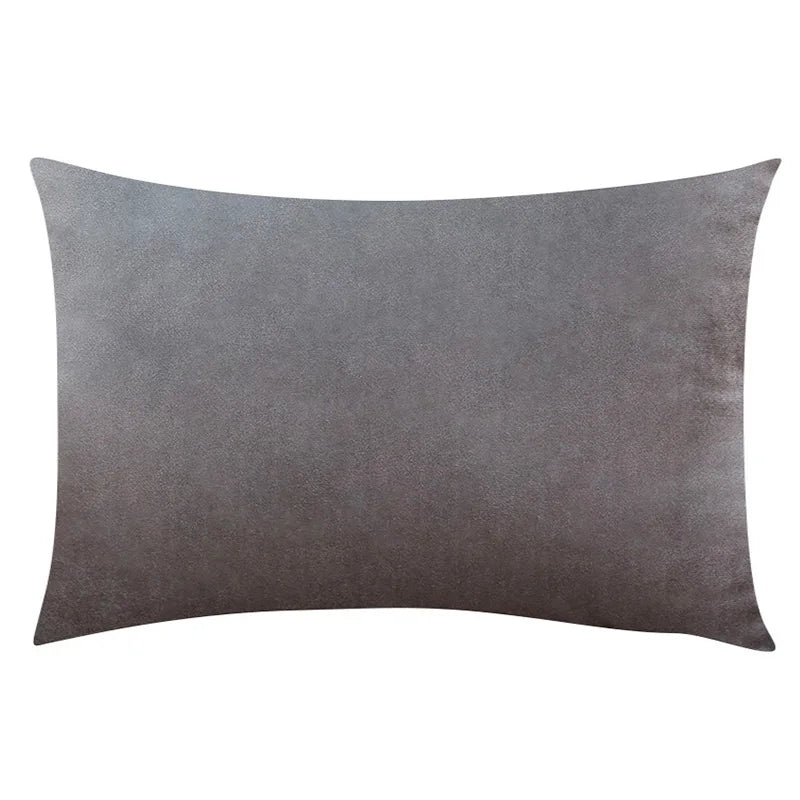 Velvet Plaid Cushion Cover &mdash; 30&times;50 cm Nordic Decorative Pillowcase for Sofa &amp; Bed
