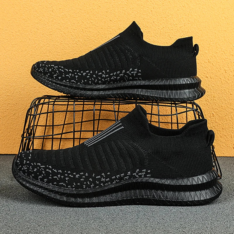 All-Season Men's Breathable Walking Shoes — Anti-Slip Outdoor Slip-On Casual Sneakers — view 4 of sneakers