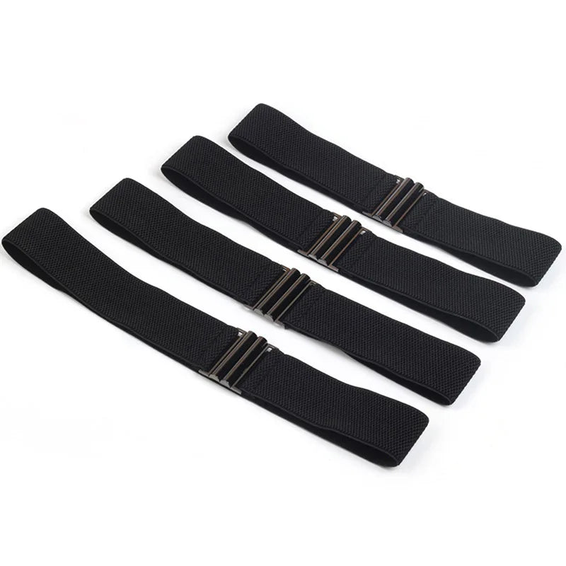 Belts Designer Wide Elastic Women's Cinch Belt — Down-Coat Waist Belt — view 2 of belts