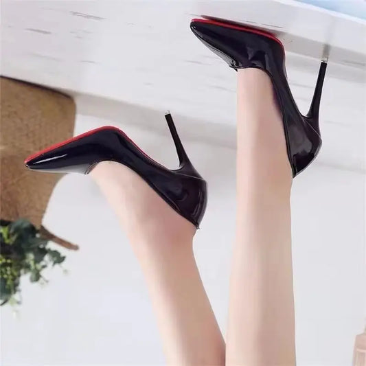 Heels & Pumps — Bold Stiletto Pointed-Toe Heels, Shallow-Vamp Statement Dress Pumps — view 1 of heels & pumps