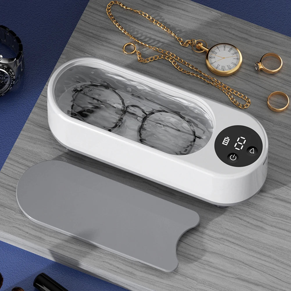 Portable ultrasonic jewelry and glasses cleaner for home use — view 3