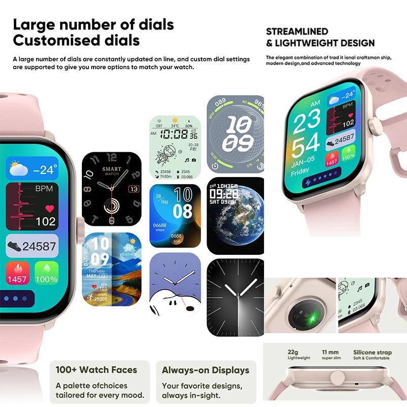 For Xiaomi Watch 5 Global — AMOLED Smart Watch HD Bluetooth Call GPS Smartwatch — view 6 of smart watches