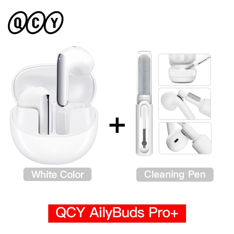 QCY HT10 AilyBuds Pro+ ANC Wireless Earphone Hi-Res Audio with LDAC Bluetooth 5.3 Earbuds 6 Mic AI HD Call Multipoint Connection — view 14 of product