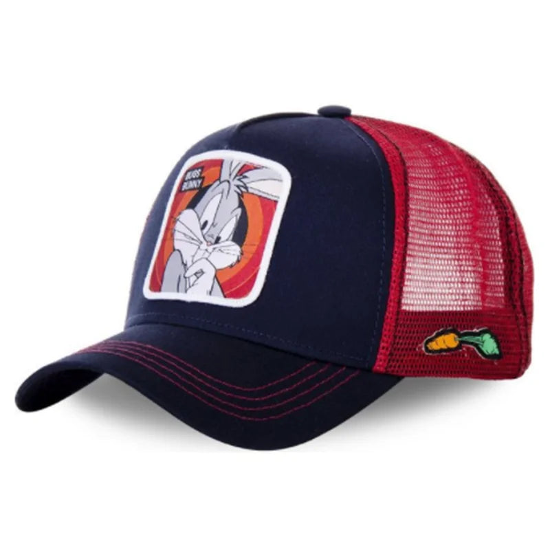 Anime Cartoon Baseball Cap — High-Quality Patch Trucker Hat Men Women Fandom Collectible — view 9 of hats & caps