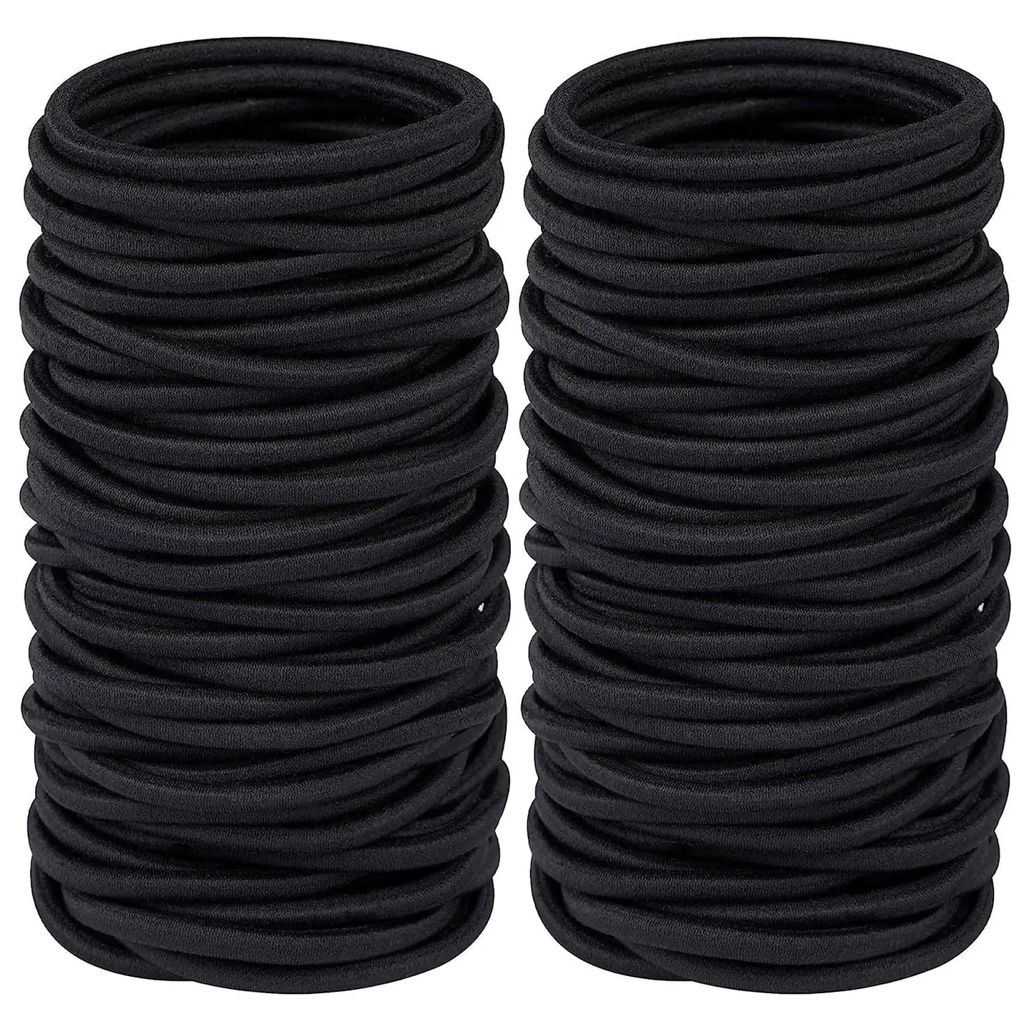 10/30/50pcs 4MM Black Ponytail Holder Elastic Hair Bands Scrunchies For Women Men Girl Lady Hairband Leagues Headband Accessory — view 10 of product