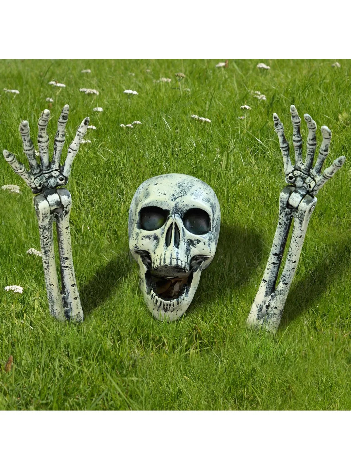 3-Piece Realistic Skeleton Halloween Outdoor Decorations — product photo 7