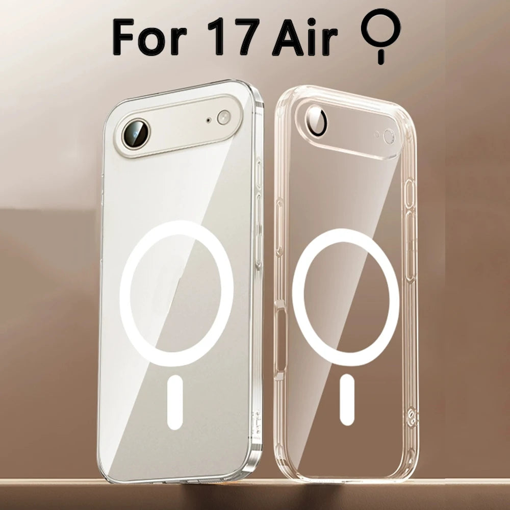 MagSafe Magnet Fullback Clear Protection Case for iPhone 17 Pro / Air — view 9 of phone cases