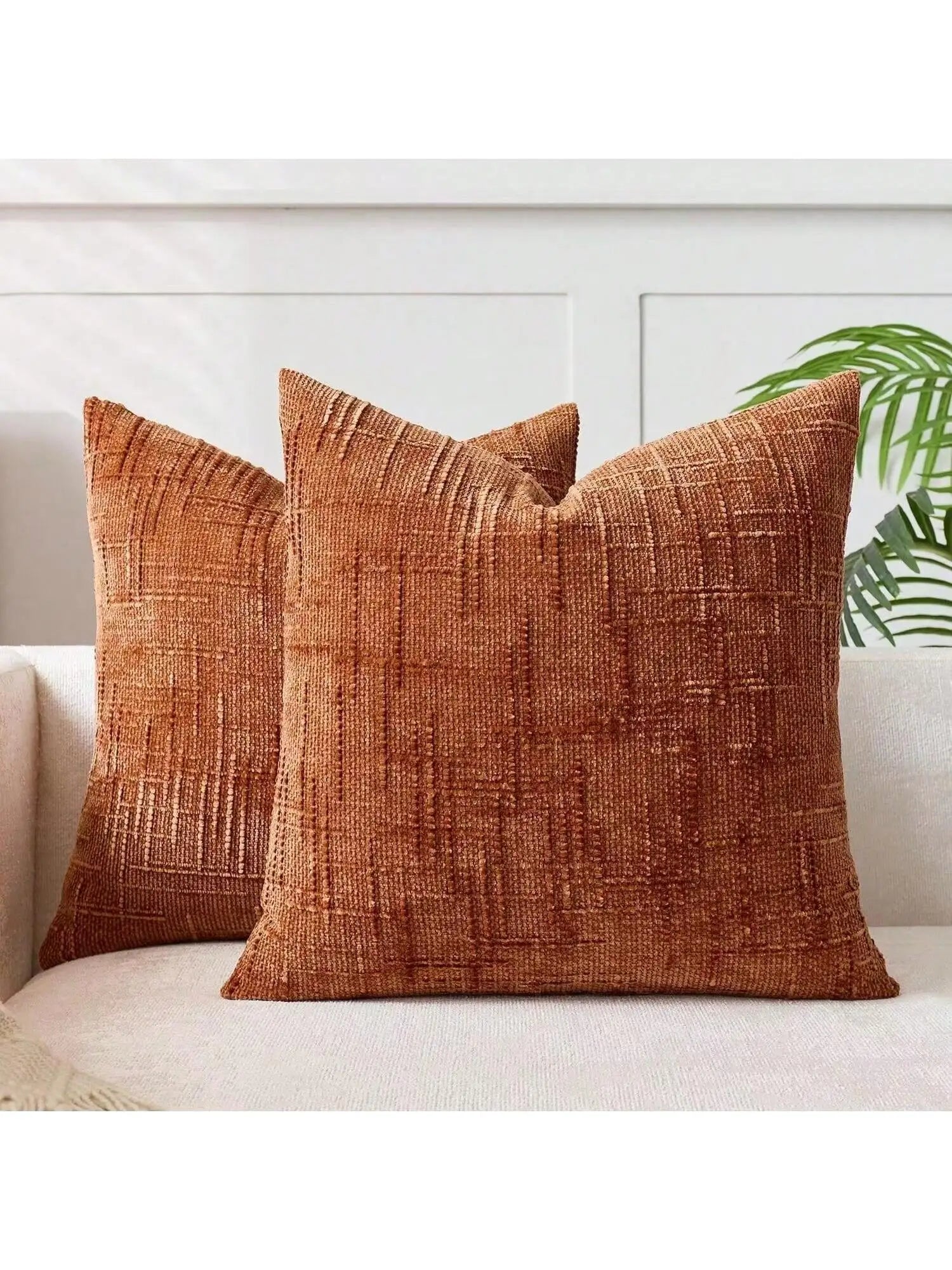 Khaki Chenille Striped Cushion Cover &mdash; 30&times;50 cm Geometric Throw Pillow for Sofa &amp; Bed — view 15 of cushion covers & pillow cases