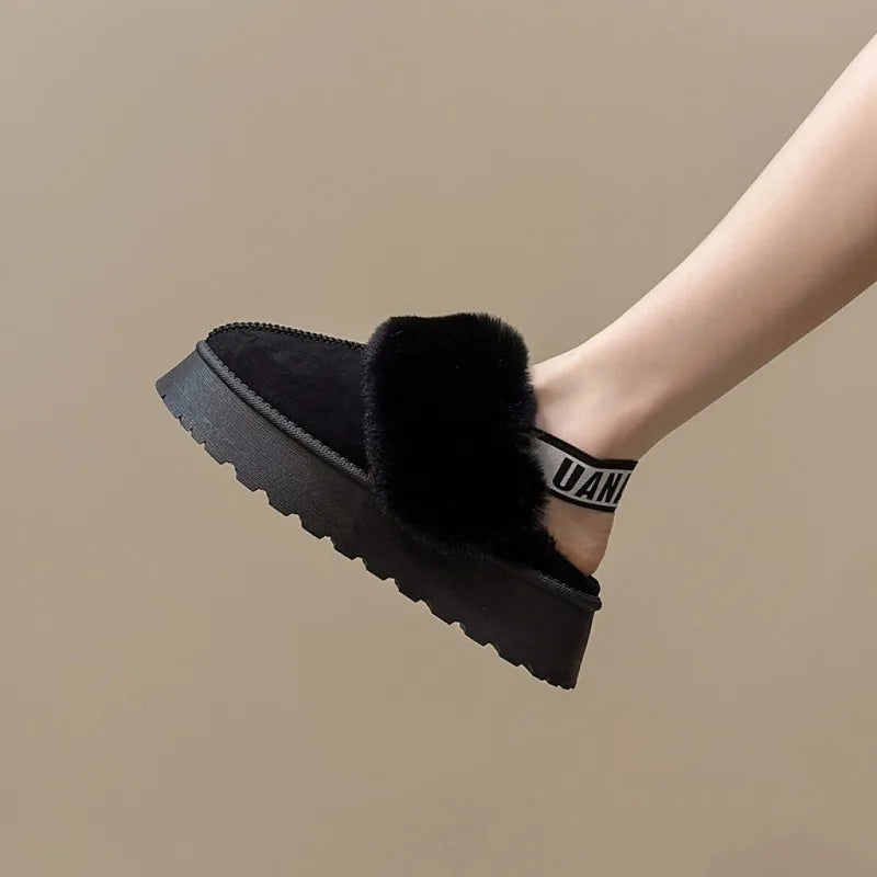 2024 Winter Snow Boots for Women — Fur-Lined Plush Fleece & Warm Cotton Boots — view 3 of boots