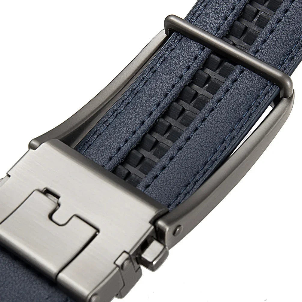 Belts Click Automatic-Buckle Men's Genuine Leather Belt — Luxury-style — view 3 of belts