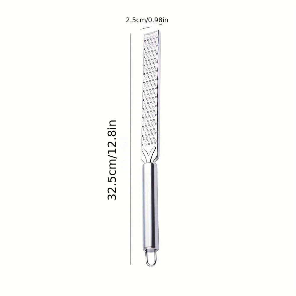 Handheld Stainless Steel Grater — Cheese, Garlic, Lemon Zester & Ginger Grinder — view 8 of kitchen gadgets