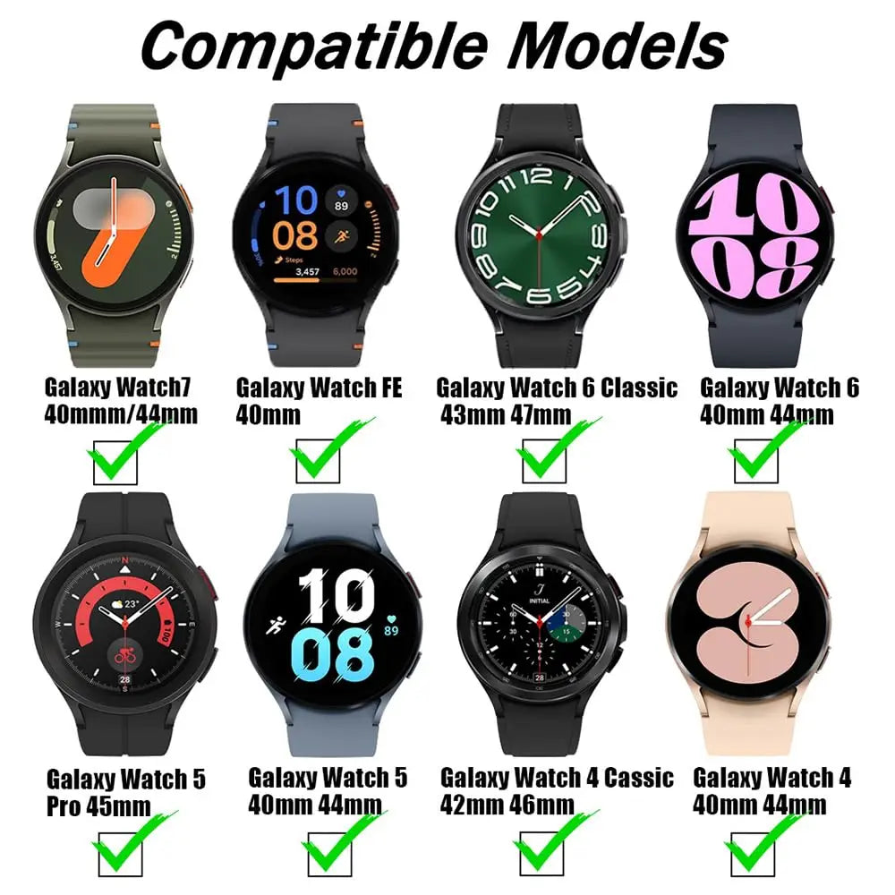 No-Gaps Braided Band for Samsung Galaxy Watch — 40/44/45/46/47mm Nylon Strap — view 4 of watch straps