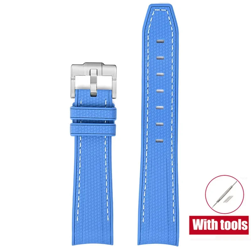 MoonSwatch Diving Strap — 20mm Curved-End Rubber Watch Band for Omega x Swatch
