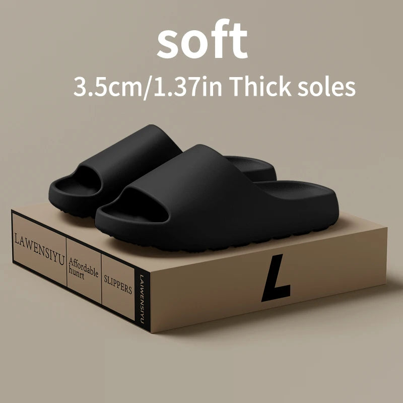 Summer Sandals Men's EVA Anti-Slip Thick-Bottom Slides — Indoor Outdoor Cushion Slippers — view 5 of summer sandals