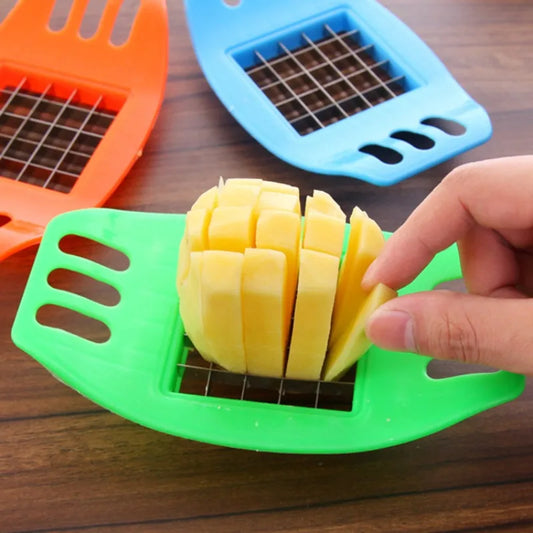 Stainless Steel Vegetable & Potato Slicer — Chopper, Chips & Fries Maker — view 1 of kitchen gadgets
