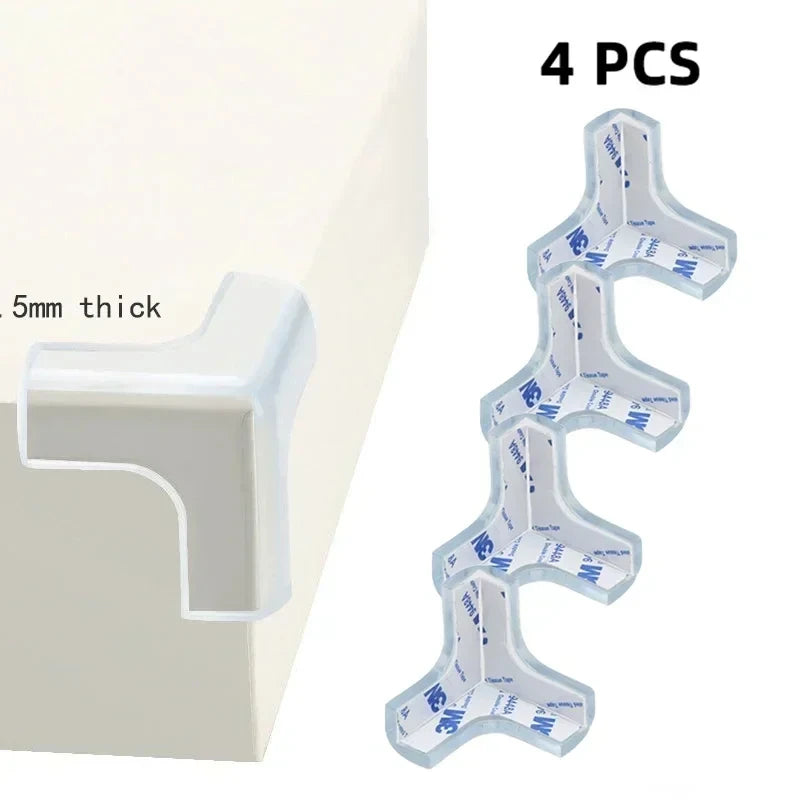 Transparent Baby Edge Protection Strip - Anti-Bump Furniture Guard with Tape — view 20 of baby safety