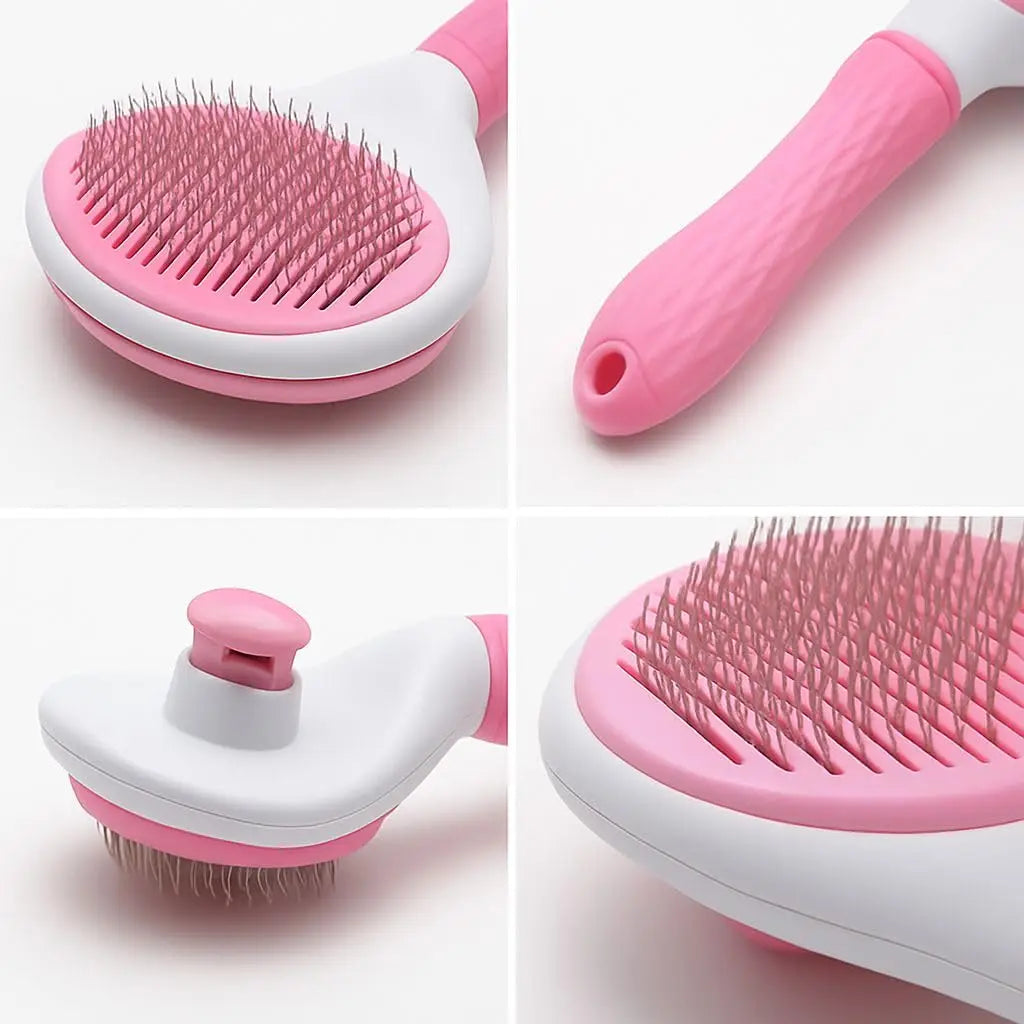 Non-Slip Pet Grooming Brush, Massage & Deshedding Tool — product photo 5