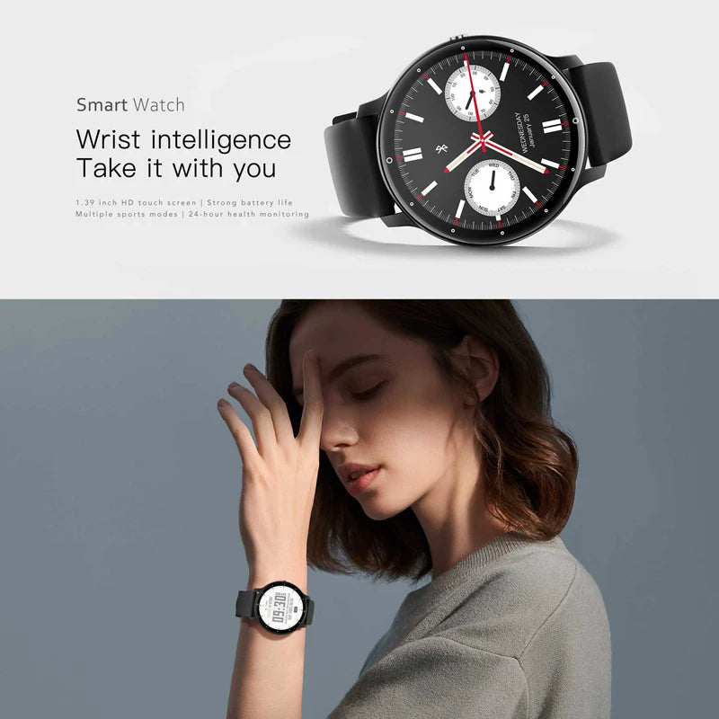 2026 Men's Ultra-Slim Smart Watch — 100+ Sports Modes AI Voice Bluetooth Smartwatch — view 6 of smart watches