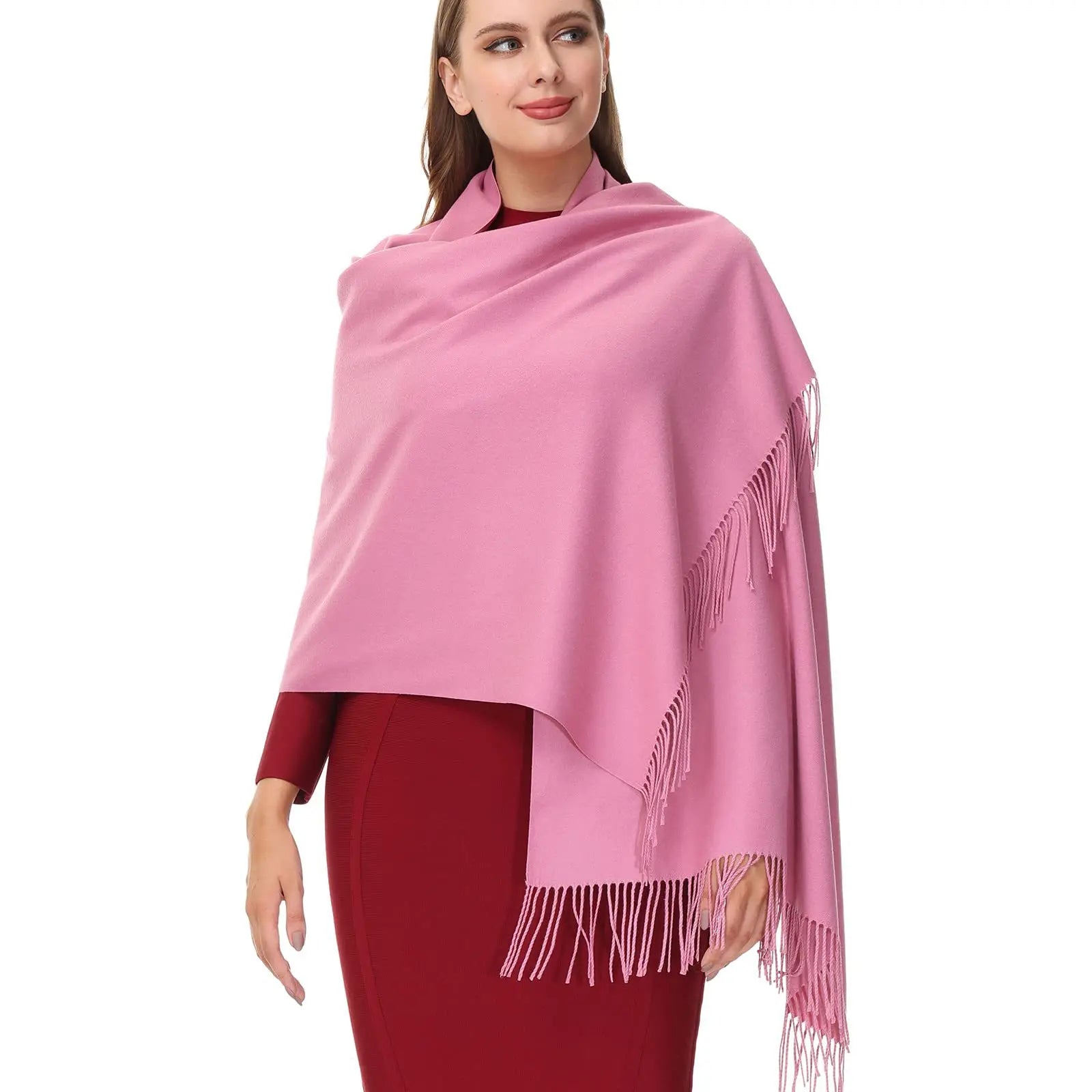 Pashmina Shawl Wrap Evening — Travel & Wedding Blanket Scarf, Drape-Anywhere Statement — view 9 of scarves & wraps