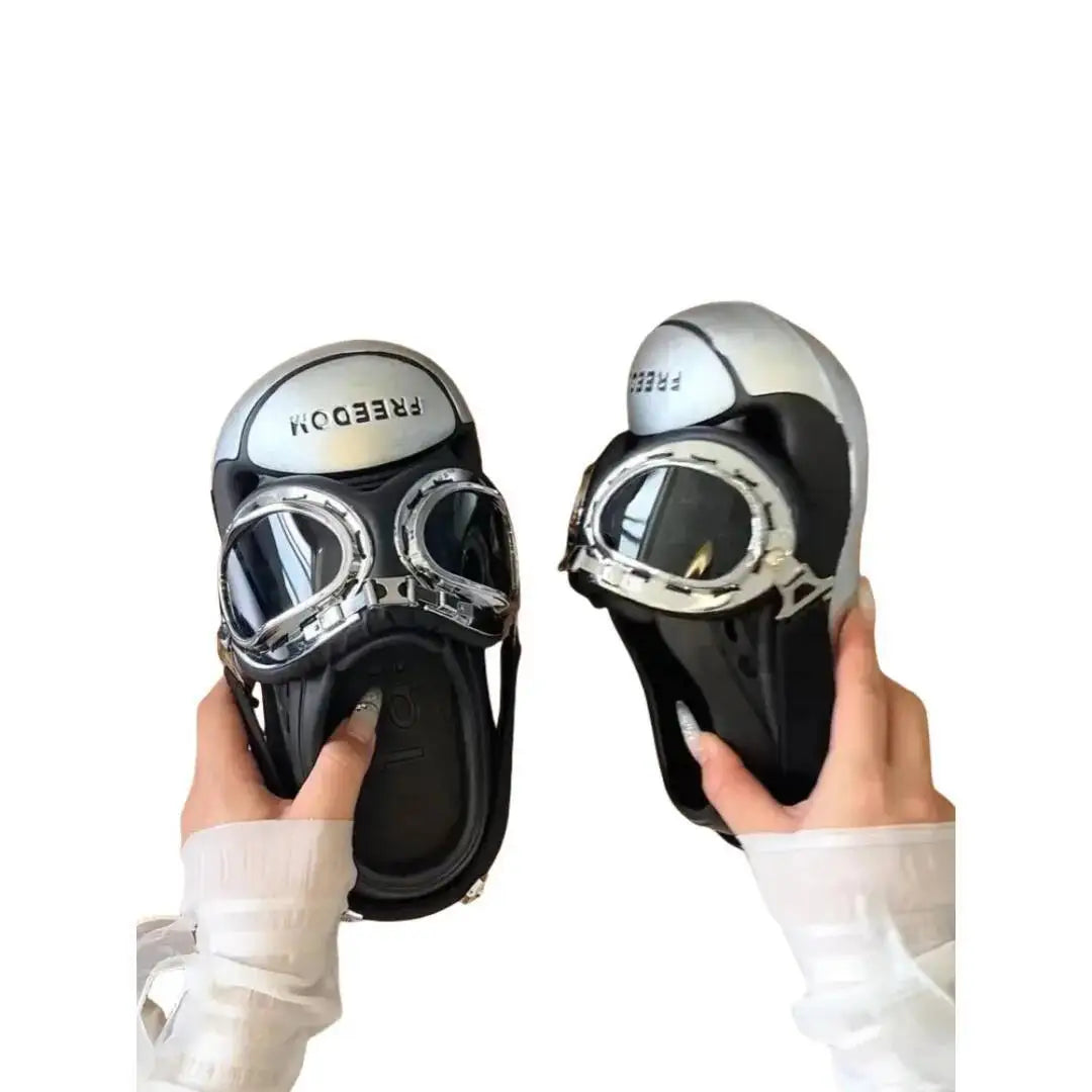 Platform Clog Slippers — Statement Chunky Outdoor Slip-On Mules — view 5 of sandals & slides