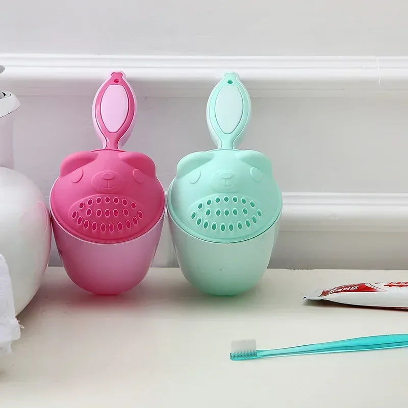 Baby Shampoo Rinse Cup - Tear-Free Bath Time Eye Shield — view 3 of baby bath