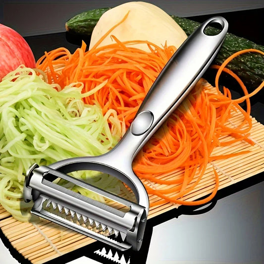 Double-Head Kitchen Peeler — Stainless Steel Melon, Fruit & Vegetable Peeler — view 1 of kitchen gadgets