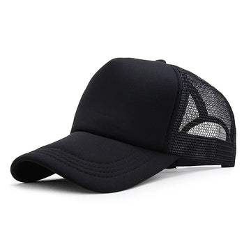 Unisex Plain Mesh Baseball Cap - Classic Snapback Trucker for Everyday Wear — view 1 of baseball caps