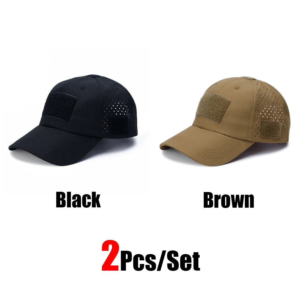 Camouflage Baseball Cap Outdoor — Tactical Sun Protection Hunting Hiking Fishing Men's Hat