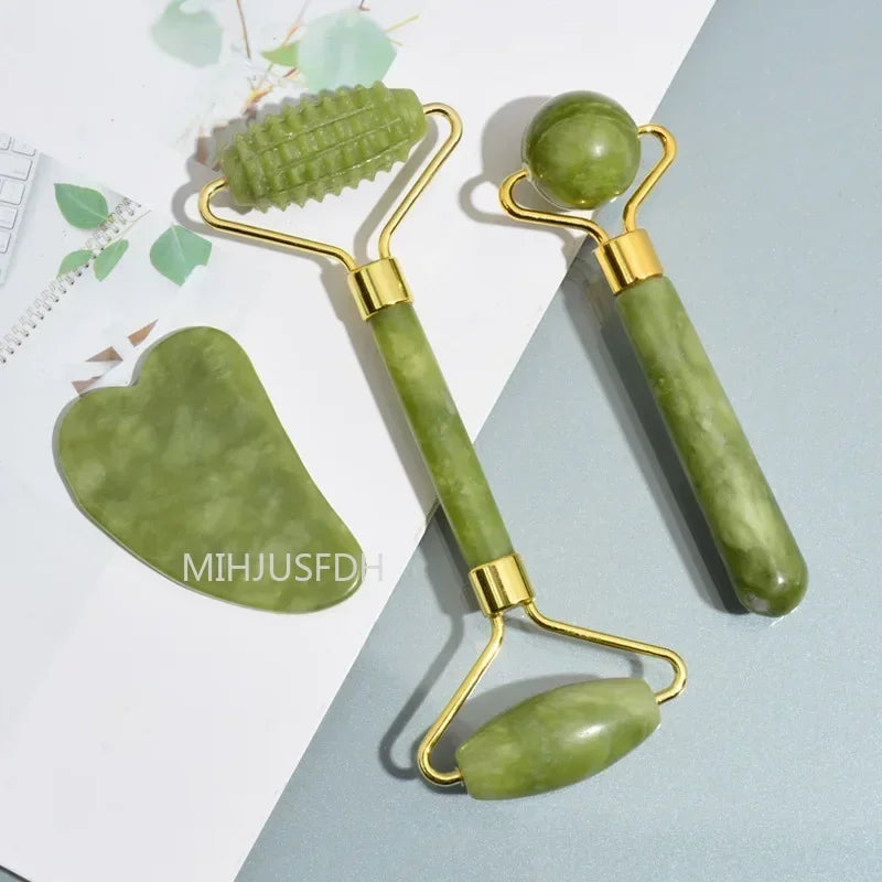 Natural Jade Roller — Facial & Body Massage Roller for Your Skincare Routine — view 8 of personal care