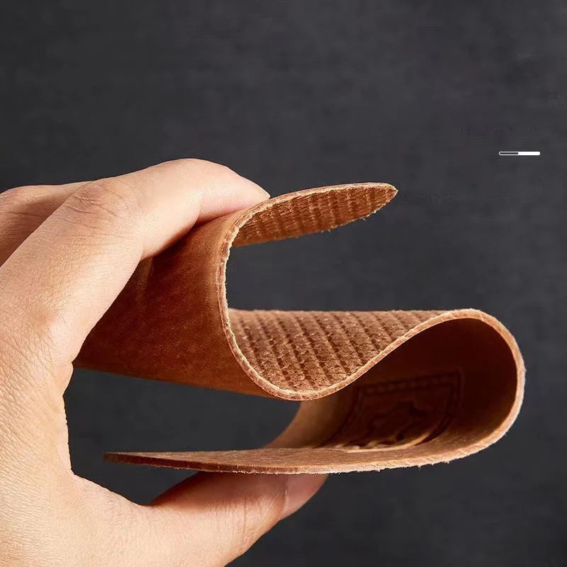 Genuine Leather Insoles — Cowhide Deodorant Sweat-Absorbing Inserts — view 3 of shoe accessories