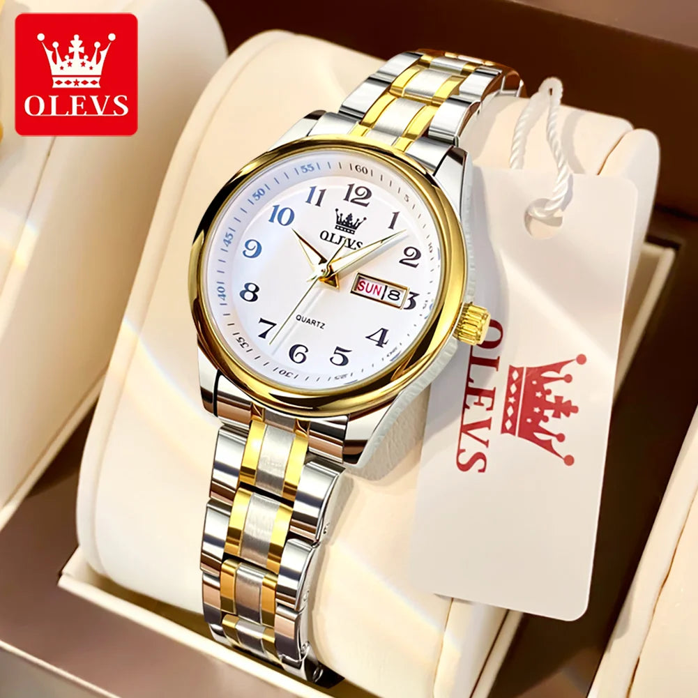 OLEVS Women's Quartz Watch — Fashion Ladies Luxury Wristwatch — view 11 of watches