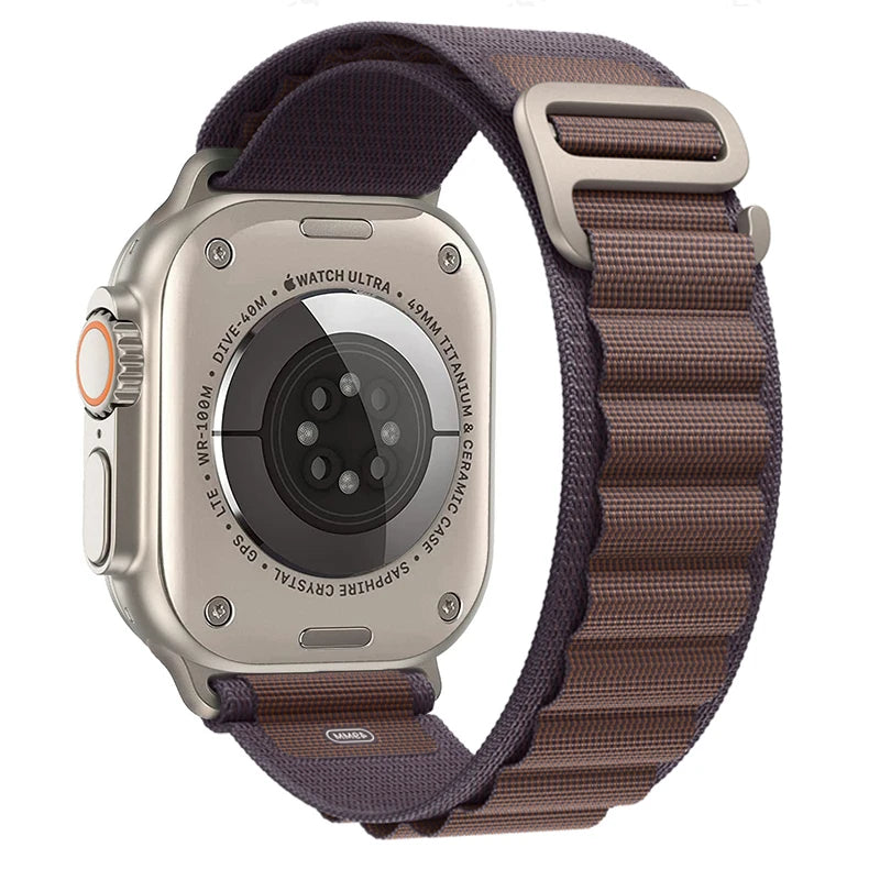 Alpine Loop Strap for Apple Watch Ultra — Nylon Hook Band 42/45/46/49mm — view 7 of watch straps