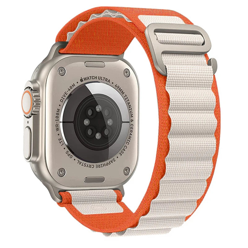 Alpine Loop Strap for Apple Watch Ultra — Nylon Hook Band 42/45/46/49mm