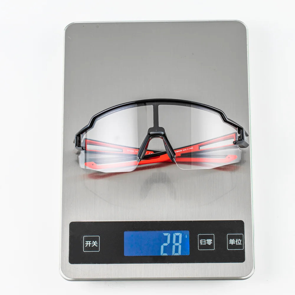 ROCKBROS Cycling Sunglasses Photochromic Eye-Protecting — Adaptive Windproof Bicycle Outdoor Goggles — view 5 of sunglasses