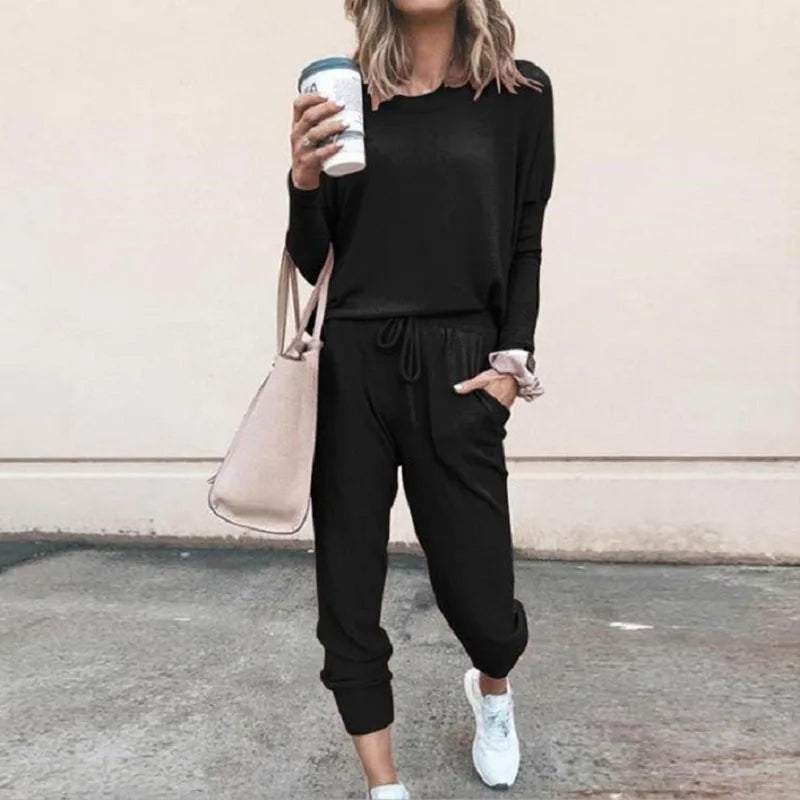 Oversize Tracksuit Set &mdash; Women&rsquo;s 2026 Spring-Autumn Long-Sleeve Loose Hoodie + Sportswear Pant — view 5 of tracksuits