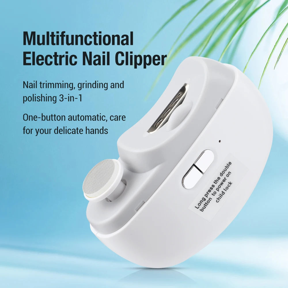 Electric Baby Nail Clipper - 2-in-1 Trimmer &amp; File for Newborn Nails — view 2 of baby grooming