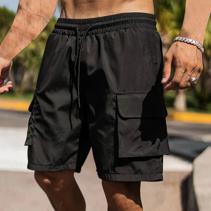 Men&rsquo;s Lightweight Athletic Shorts &mdash; Quick-Dry with Pockets &amp; Adjustable Drawstring — view 3 of shorts